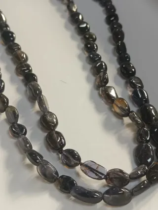 Antica collana pietre naturali di Ametrino