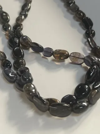 Antica collana pietre naturali di Ametrino