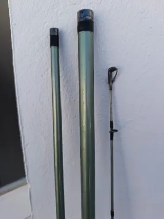 Caña de pescar de fibra