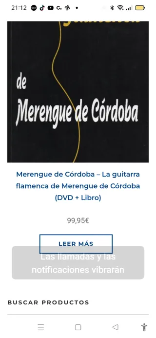 Partitura y DVD Merengue cante Churumbaque