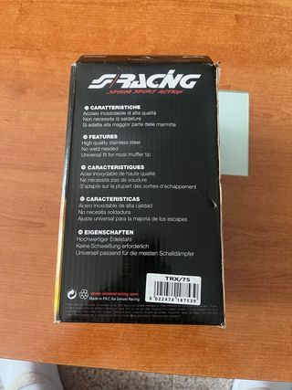 Cola de Escape Universal Simoni Racing