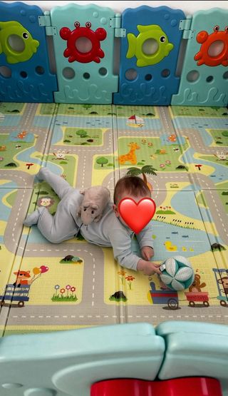 Parque modular bebé XXL– con puerta de seguridad