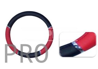 FUNDA VOLANTE NEGRO/ROJO 37- 39 CM