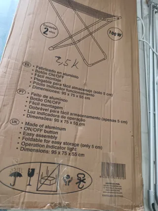 Tendedero Eléctrico Aluminio