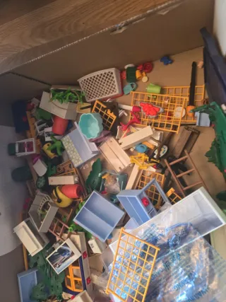 Lote piezas Playmobil escucho ofertas en condicion