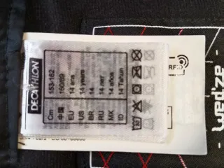 Pantalón de esquí negro niño/a T14