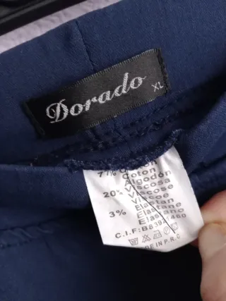 Pantalón azul marino mujer Talla XL