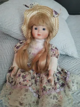 Muñeca de Porcelana Vintage Colección