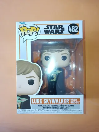 Funko Pop! Star Wars Luke Skywalker con Grogu 482