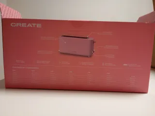 Tostadora Create Rosa