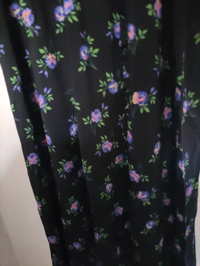 Vestido SANDRO  floral negro