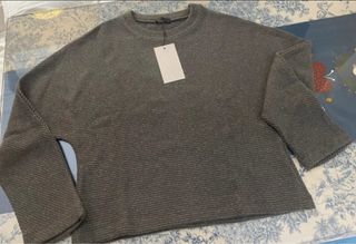 Conjunto ZARA Jersey y Pantalón Gris Talla M NUEVO