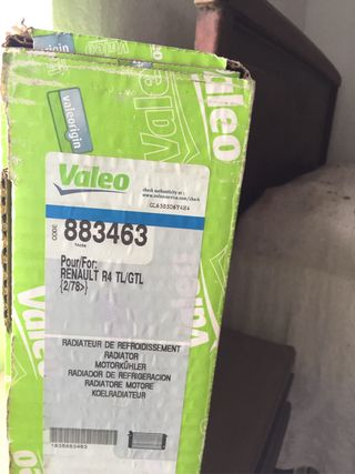 Radiador Valeo Renault R4 TL/GTL 883463