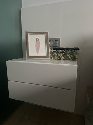 Mesitas Noche y Cabecero Blanco