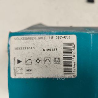 RETROVISOR DERECHO VOLKSWAGEN GOLF NUEVO 6126127