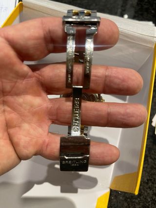 Reloj Breitling Cronógrafo Azul y Dorado