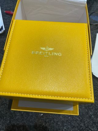 Reloj Breitling Cronógrafo Azul y Dorado