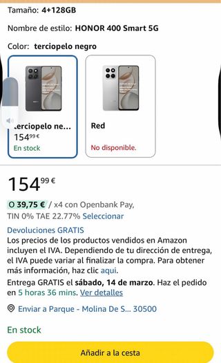 HONOR 400 Smart 128GB