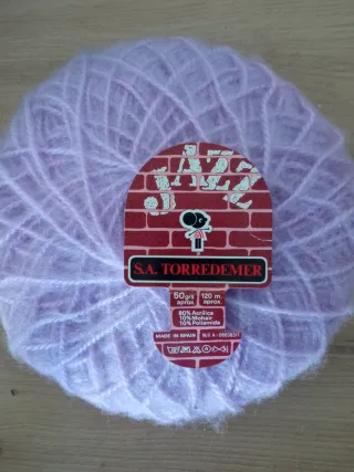 9 Ovillos Lana Torredemer Jazz Lila