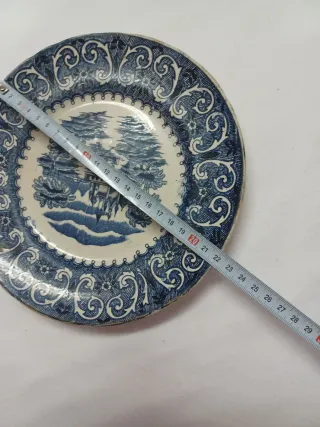 Prato Sacavém Tema Reino Azul e Branco