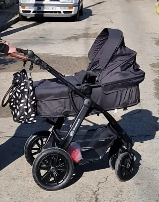 Carro de bebé gris Kinderkraft