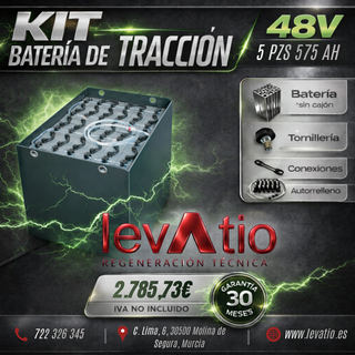 BATERIA TRACCION NUEVA 48V 5 PZS 575AH