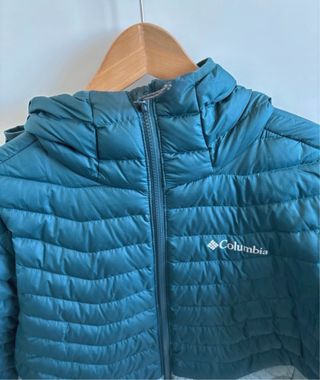 Plumifero Columbia talla M relleno plumon pato