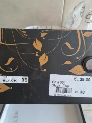 Stivaletti Gavi Neri Tg 38 Nuovi
