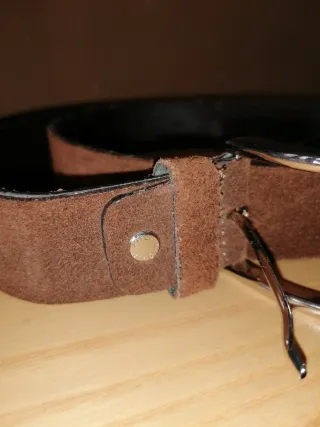 Cintura METROPOLITAN Marrone Pelle Scamosciata