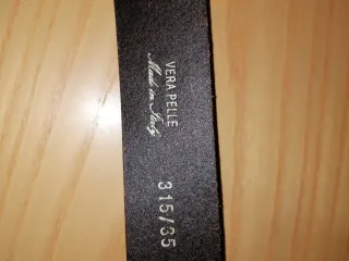 Cintura METROPOLITAN Marrone Pelle Scamosciata