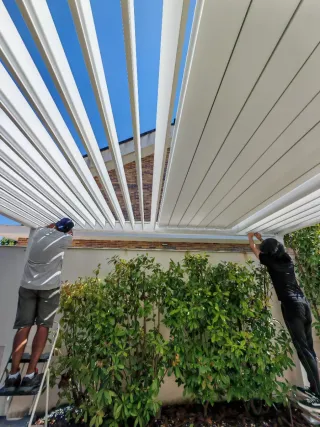 Instatacion de Pérgolas Biometálicas