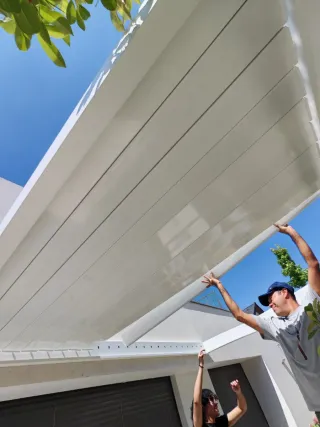 Instatacion de Pérgolas Biometálicas