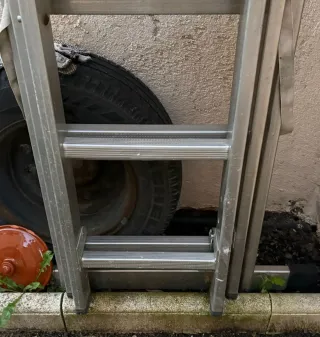 Escalera aluminio exterior