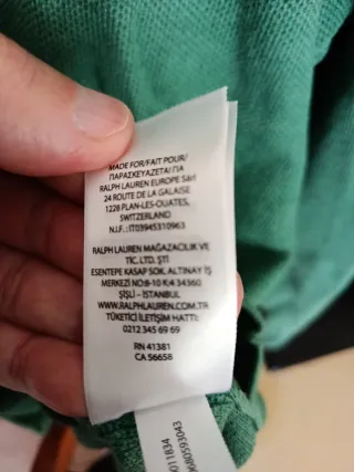 Jersey Polo Ralph Lauren Hombre Talla XL no envío.