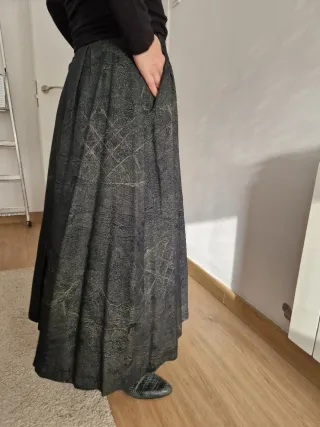 Falda vintage estampada