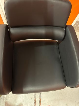 silla de peluquería o barbería hidráulica