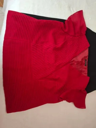 Conjunto talla 50 rojo y negro
