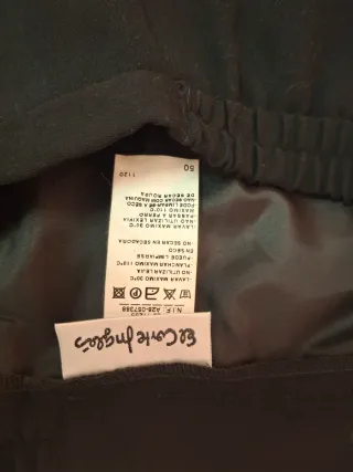 Conjunto talla 50 rojo y negro