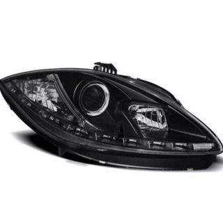 Pareja de Faros delanteros para Seat Leon 09-12 co