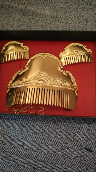 Peineta Fallera Niña Dorada