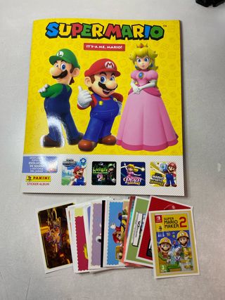 Super Mario Sticker Album y Cromos