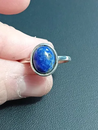 Anillo Plata Ley Lapizlazuli