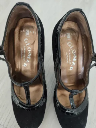 Zapatos negros tacón