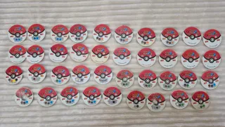 Gran Lote 116 Tazos Pokémon Originales 1, 2 y 3
