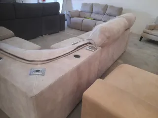 Sofá Chaiselongue Esquinero Gris