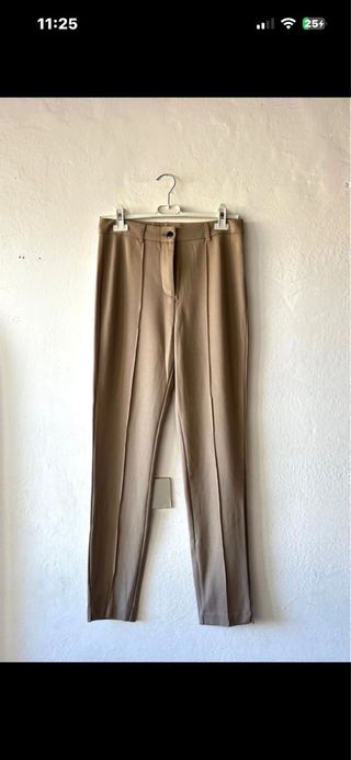Pantaloni donna beige tg M