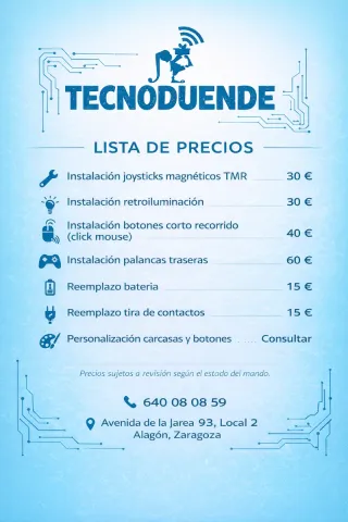 Reparación, mejoras y personalizado en Mandos PS5