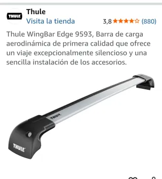 Barras de Techo Thule para Audi, VW, Skoda