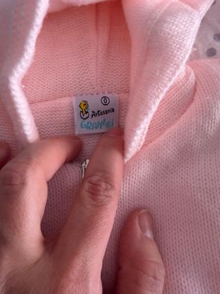 Saco para bebé recién nacido rosa