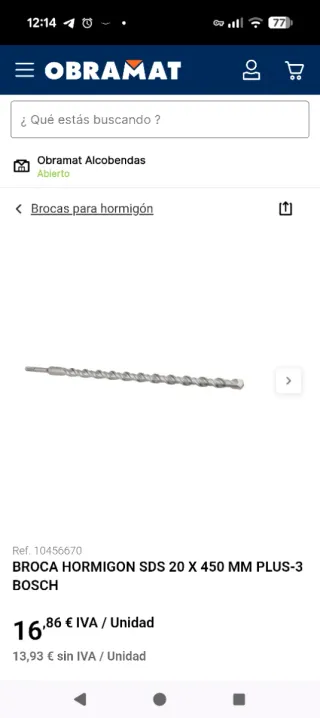 Brocas Bosch SDS Plus y Max. Nuevas